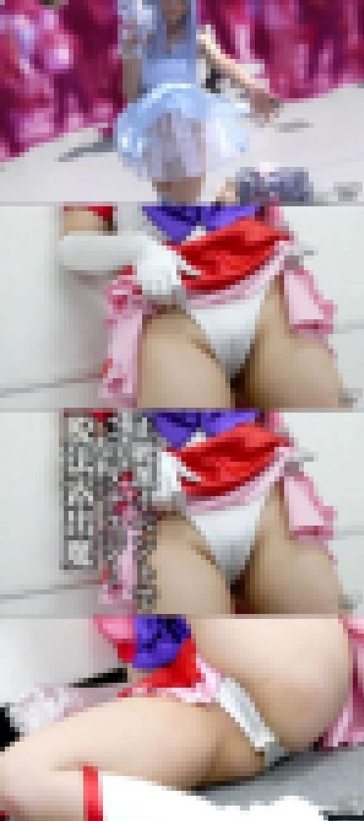 【脱法露出魔レイヤー】履いてるからいいでしょ！とひらきなおりのタテスジ事件＆美女の白パンツ　サンプル画像1