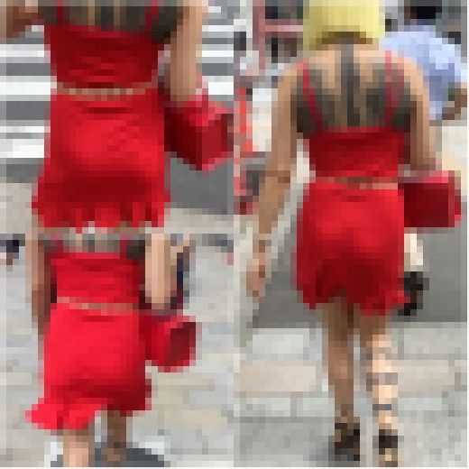 《◆最終値下げ・刺青GALのヒップライン◆》　【真っ赤なキャミソールワンピ編】　サンプル画像3