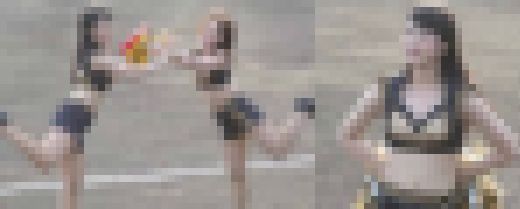 野球観戦時に見かけたチアガール④ サンプル画像1