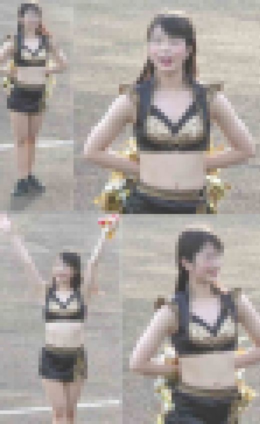 野球観戦時に見かけたチアガール④ サンプル画像2