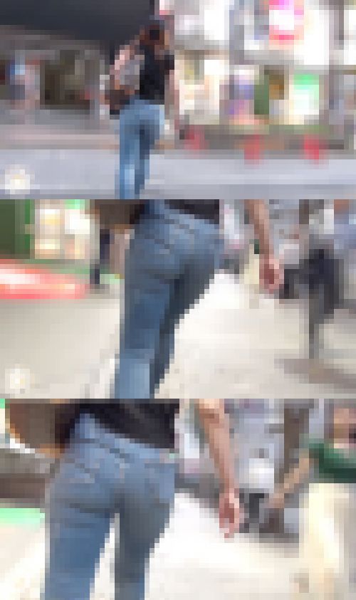 【FHD高画質】久々の上物ジーンズヒップ ライン付き　サンプル画像1