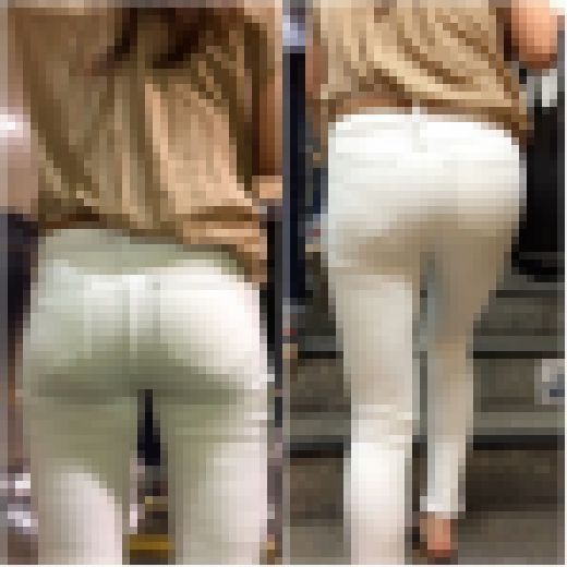 《◆最終値下げ・完璧なバランスのお尻！！◆》　【美女OLの非常にエロいスキニーパンツ姿】　サンプル画像1