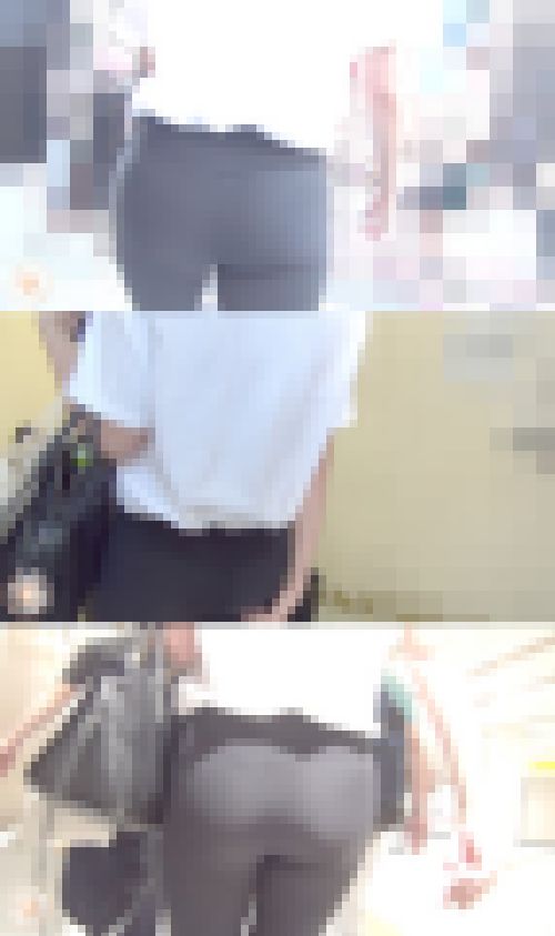 【FHD高画質】スポーツレギパン フルバック透け　サンプル画像2