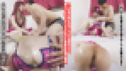 新作　美乳男の娘レイヤーがジュルジュルの生フェラで相手のチ●ポを勃起させ、濃厚ベロチュ～しながらのオイルまみれのガチンコセックス　サンプル画像1