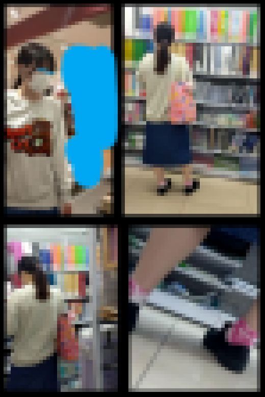 【スマホで逆さ撮り90】美人なので服装が地味な20代ピチピチ女子 デニムスカートの中身撮っちゃいましたww【素人盗撮】 サンプル画像2