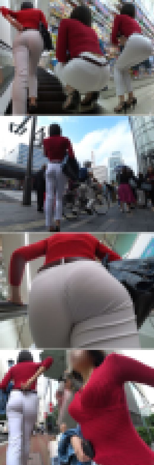 【超高画質】現役キャビンアテンダント！極上スレンダーボディ美女の白スキニーヒップにウットリです♪　サンプル画像3