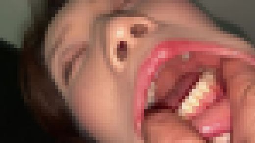 【ヒクつく喉チンコ】パンストが似合うムッチリ系美女の口内【あふれる唾液】KITR00323 サンプル画像3
