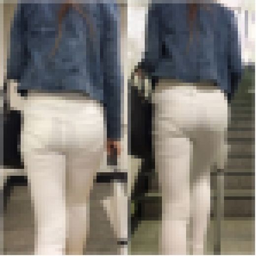 《◆最終値下げ・お顔９５点、お尻９５点、美脚９５点◆》　【三拍子揃った美女の白ピタパン着衣尻】　サンプル画像2