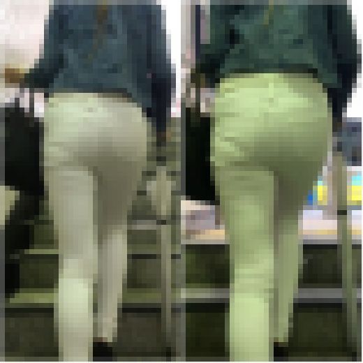 《◆最終値下げ・お顔９５点、お尻９５点、美脚９５点◆》　【三拍子揃った美女の白ピタパン着衣尻】　サンプル画像3