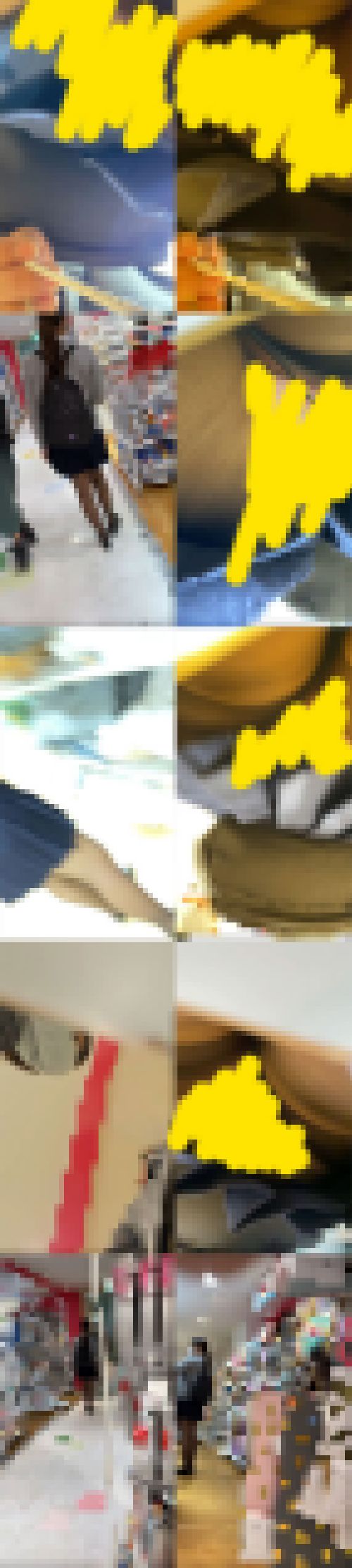 【パンチラ-part.2】逆さ撮りしちゃいました。※ガチ盗撮 サンプル画像1