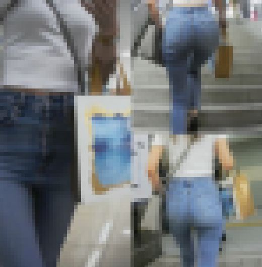 激カワ娘お尻の形がパーフェクトジーンズ尻のパイスラッシュ　サンプル画像2
