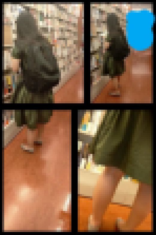 【 スマホで逆さ撮り107】立ち読み中の生脚女子　ヒラヒラスカート内撮っちゃったww【素人盗撮】　サンプル画像2