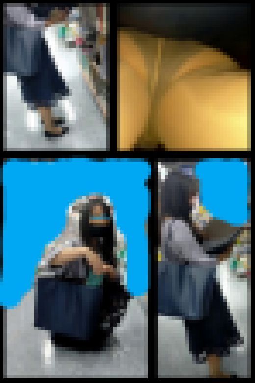 【 スマホで逆さ撮り108】仕事帰りの人妻盗撮　疲れから足元ユルユルで逆さ撮り余裕【素人盗撮】　サンプル画像1