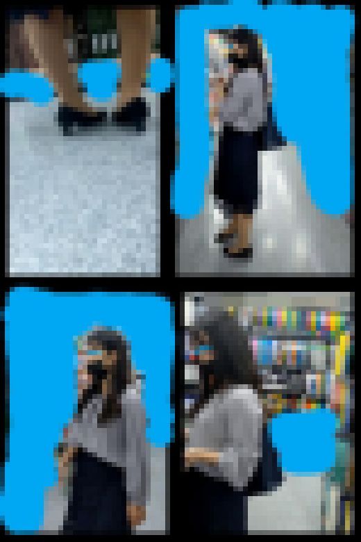 【 スマホで逆さ撮り108】仕事帰りの人妻盗撮　疲れから足元ユルユルで逆さ撮り余裕【素人盗撮】　サンプル画像2