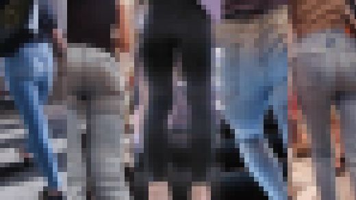 【スキニ―尻コレクション】モチモチ脚５人　サンプル画像1