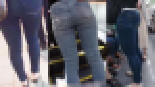 【スキニ―尻コレクション】ミチミチ脚５人　サンプル画像3