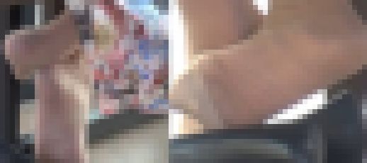 ☆動画☆書店で休憩中OLのパンプス脱ぎ 4 サンプル画像1