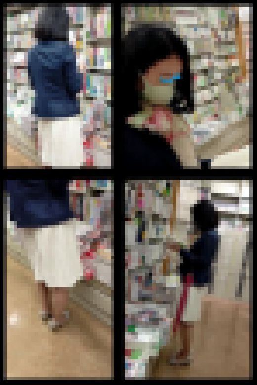 【 スマホで逆さ撮り113】清楚な美人お姉さんの白スカート内ねっとり盗撮 モロに撮られてますww【素人盗撮】 サンプル画像1