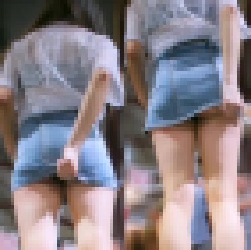 【フルHD】座ったり、前かがみになったりしてます! サンプル画像2