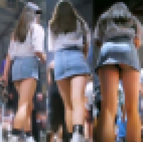【フルHD】座ったり、前かがみになったりしてます! サンプル画像3