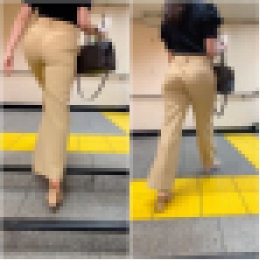 《Part3・あそこを刺激するベージュパンツ》 No.1836【ブランド街が似合うセレブOL】　サンプル画像1