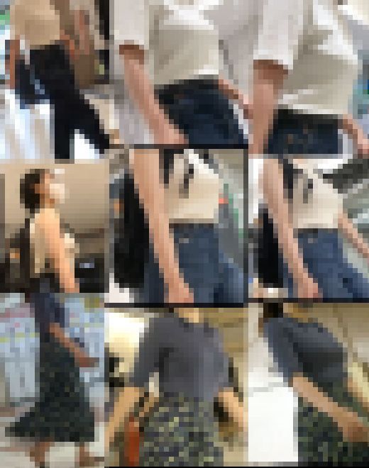 【通スピ＆スロー】真夏の着衣巨乳様ミックス！激しく揺れる垂れ巨乳様やパンパンに張ったヤングなメガネっ娘など！　サンプル画像1