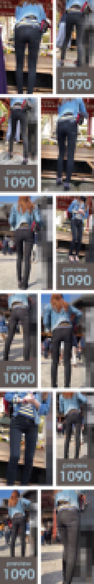 【1090】まさに尻神様の天候操作!極上黒パンmeets順光!ピチピチ黒スキニーパンツ女子(後編) サンプル画像2
