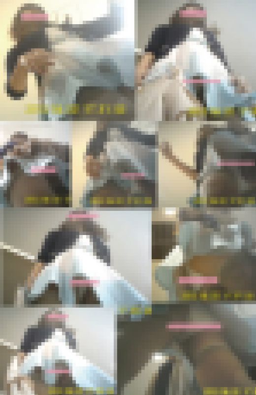 【FHD60fpsリマスター】【再販】HD高画質パンチラ逆さ撮り 大股開き!の店員さん 前から後ろから丸見えですよ! サンプル画像1