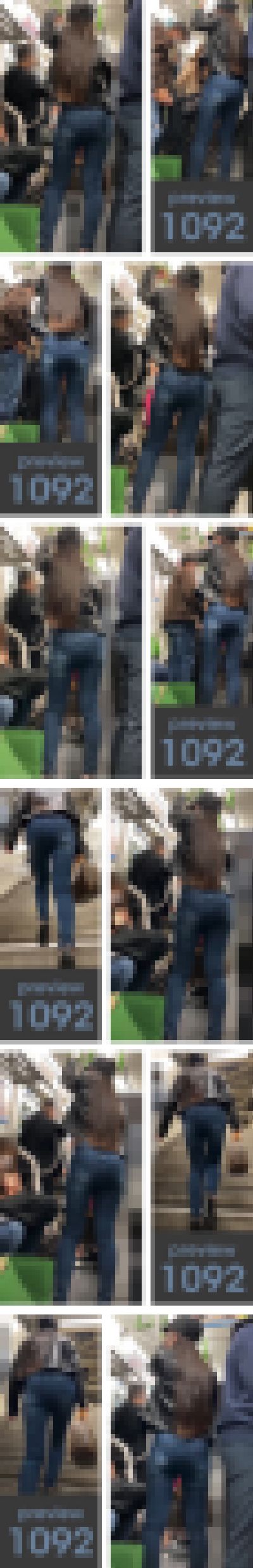 【1092】生殺しパンティー形状網膜焼き付け地獄！ピチピチスキニージーンズ女子　サンプル画像2