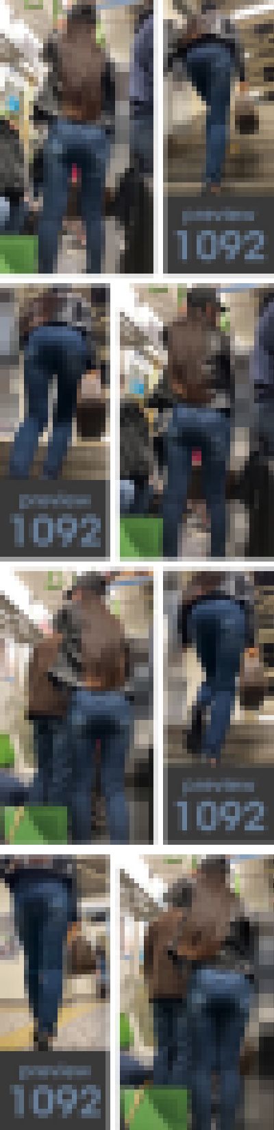 【1092】生殺しパンティー形状網膜焼き付け地獄！ピチピチスキニージーンズ女子　サンプル画像3