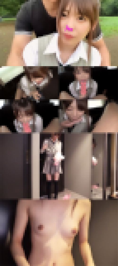 【個撮】 パパ活制服女子 顔面偏差値【レベチ】 ツンデレ貧乳美少女とイチャラブハメ撮り エロコス着させて中出しセックス ① サンプル画像1