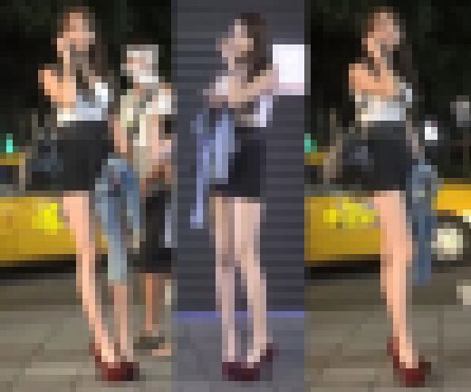 【ミニスカから伸びる美脚がマジすげー！長身お姉さんの美脚にムラムラがとまらないwww】　サンプル画像1