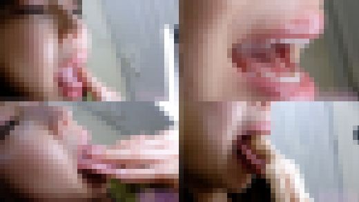 プレミアム版付き!望月りさのマニアックな口内観察・口内フェチプレイ!【口内フェチ】 サンプル画像1