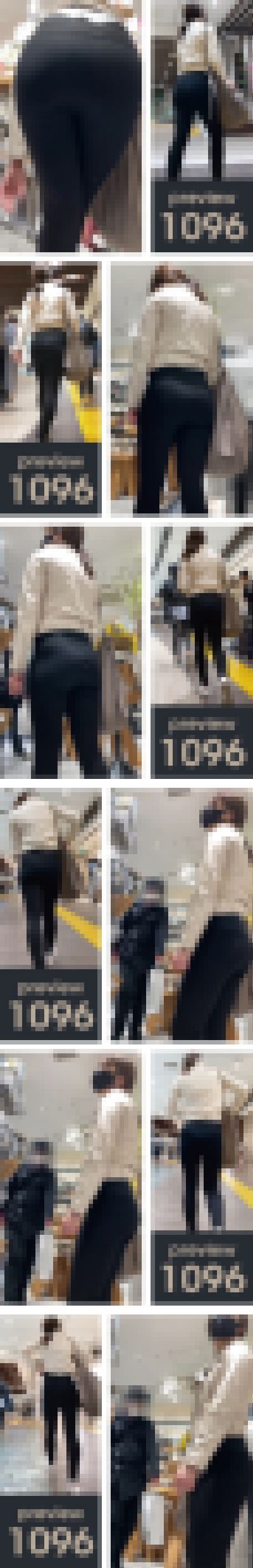 【1096】まさに殺チン黒砲丸!お尻で「ℓ」を表現するセクシーパフォーマー参上!ピチピチヨガパンツ女子 サンプル画像2