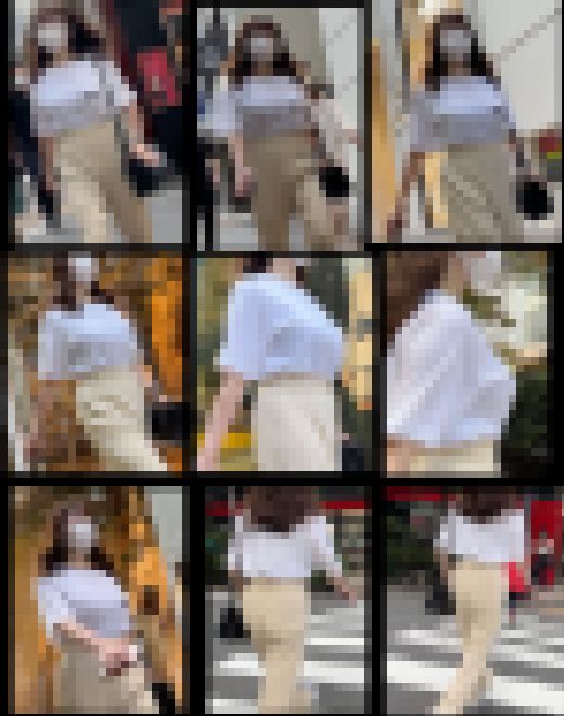 【プレミアムクラス】重そうな巨乳を揺らせ歩く着衣巨乳様をロックオン！　サンプル画像1