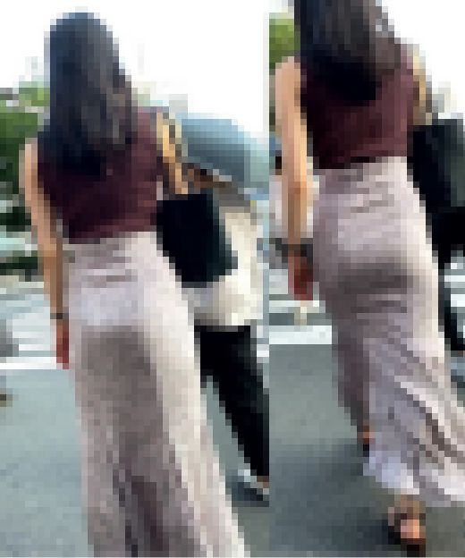 【ニットワンピ】（透け？）モデル体型のギャル系お姉さん＋オマケ　サンプル画像2