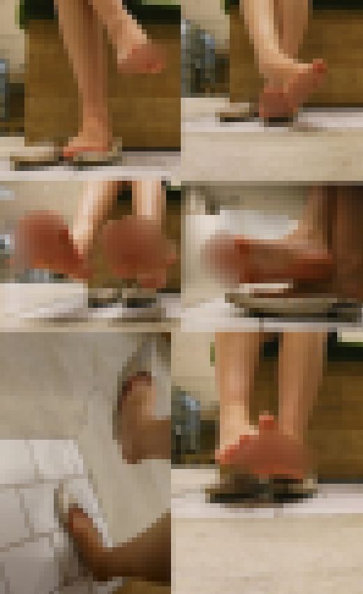 【４Ｋ足裏】【購入者抽選あり】２７時間パンプス素足履きの１８歳清楚系美少女による激ムレバターチーズ臭！②　サンプル画像1