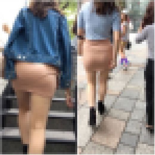 《◆最終値下げ◆》　【刺激的！ズリ上がりを元に戻す姿が目に焼きつくエロいファッションのGAL】　サンプル画像2