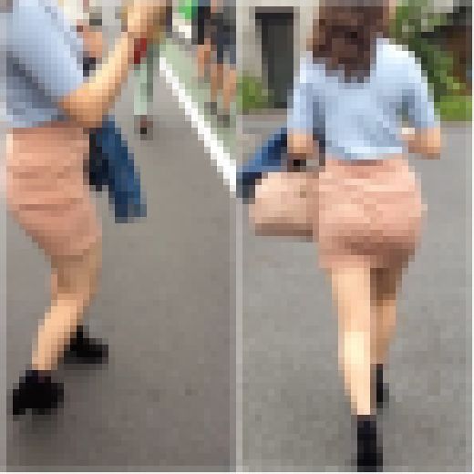 《◆最終値下げ◆》　【刺激的！ズリ上がりを元に戻す姿が目に焼きつくエロいファッションのGAL】　サンプル画像3