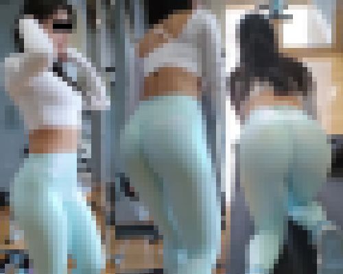 【フルHD】ジムで強烈な桃尻を揺らす美人４　サンプル画像1
