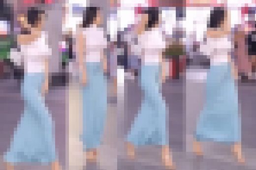 【大きな胸を揺らして歩くwwセクシーお姉さんを盗撮！！】　サンプル画像1