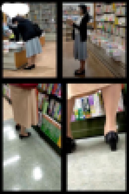 【 スマホで逆さ撮り120】美熟女とのスカート内撮影　ナチュスト越しのパンティゲット【2人収録】　サンプル画像2