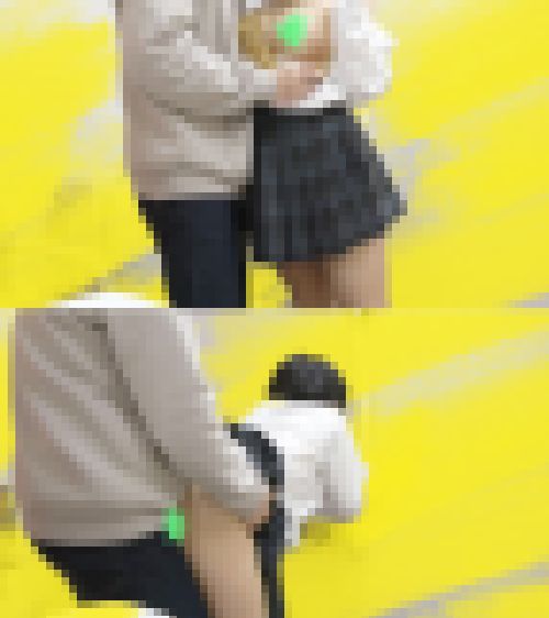 【粘着痴漢】ダメダメ言う割に感じまくる超敏感な巨乳J○!ムチムチなカラダは抱き心地最高で速攻で昇天&中出し! サンプル画像3