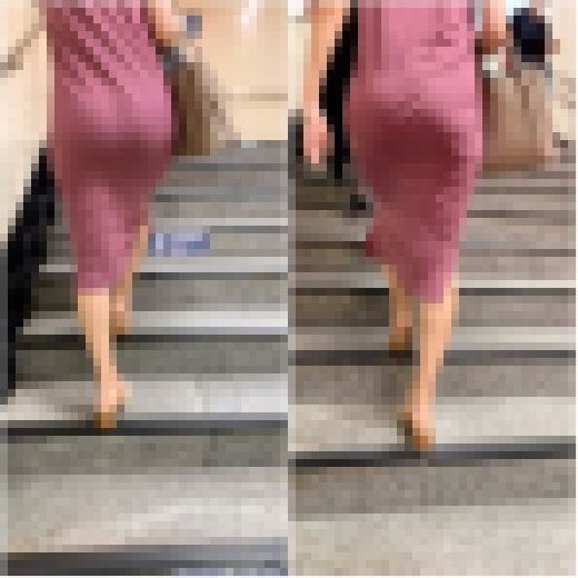 《Part3・淑女のデカ尻》 No.2008【ほぼ、お尻が浮き出ているマキシ丈ワンピース】　サンプル画像1