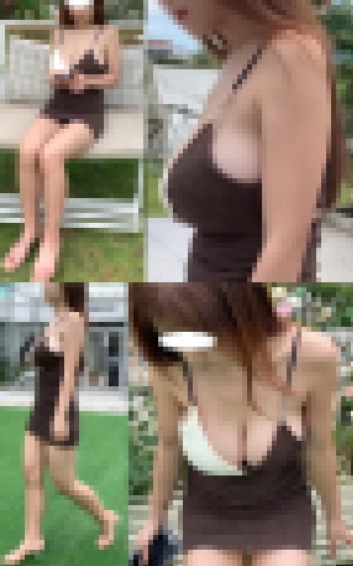 【フルHD】はみ乳巨乳美人の乳揺れパンチラ! サンプル画像3