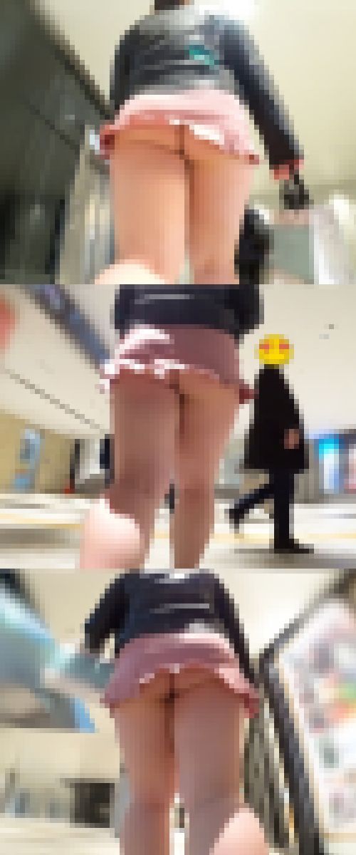 【ぽちゃ尻探訪】揺れるスカートからチラ見えする生尻Tバックが食い込んでノーパンに見えちゃってる！　サンプル画像1