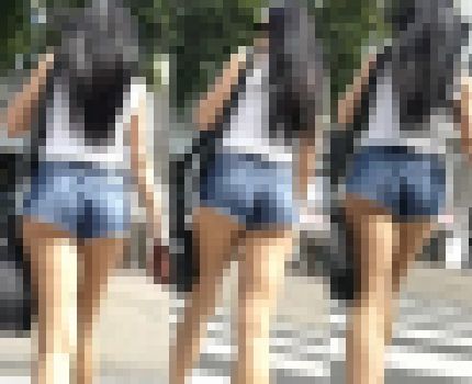 【フルHD】街の強烈なハミ尻１０！　サンプル画像2