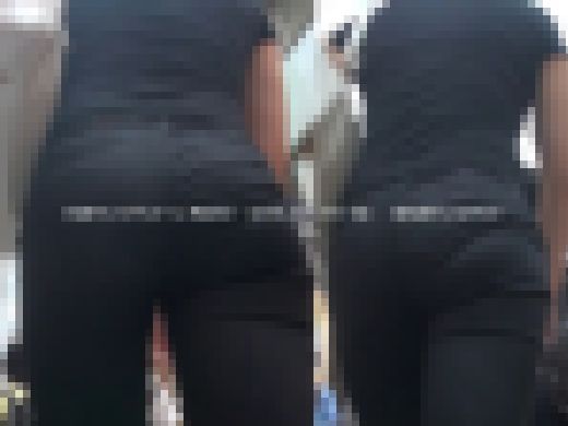 ★【パンティーラインがヒップに食い込む黒パン女性】★PS MOVIE STYLISH-FH 98 サンプル画像1