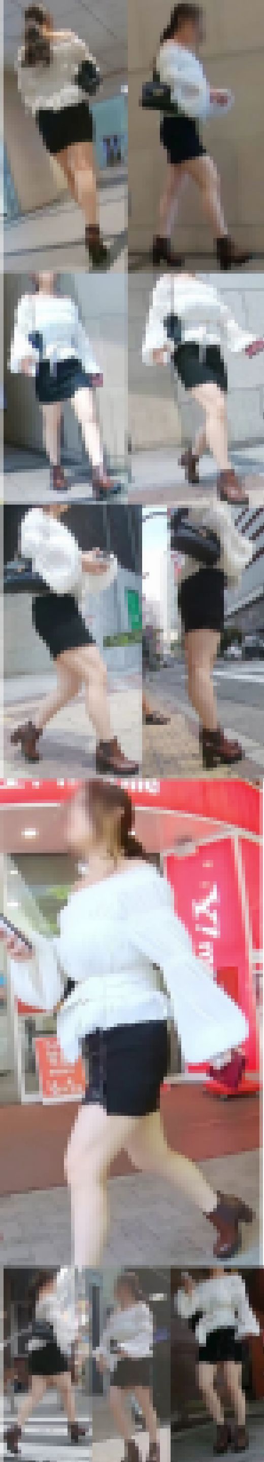 No.629ミニスカからのぞく色白ムッチリナマ脚のプルプル感がたまらなくそそるお嬢さんのひと時 サンプル画像1