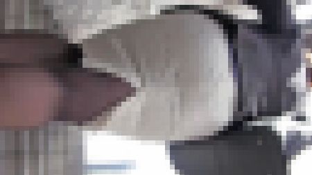 【再販】めり込む黒スト!ガニ股尻突き出し! サンプル画像3